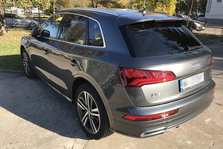 Audi - przyciemnione szyby tylne